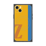プレミアムスクエアケース with MagSafe［ オリジナル - initial color line - Z orange ］