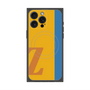 プレミアムスクエアケース with MagSafe［ オリジナル - initial color line - Z orange ］