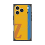 プレミアムスクエアケース with MagSafe［ オリジナル - initial color line - Z orange ］