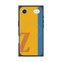 プレミアムスクエアケース with MagSafe［ オリジナル - initial color line - Z orange ］