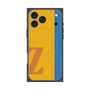 プレミアムスクエアケース with MagSafe［ オリジナル - initial color line - Z orange ］