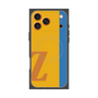 プレミアムスクエアケース with MagSafe［ オリジナル - initial color line - Z orange ］