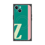 プレミアムスクエアケース with MagSafe［ オリジナル - initial color line - Z green ］