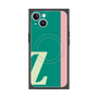 プレミアムスクエアケース with MagSafe［ オリジナル - initial color line - Z green ］