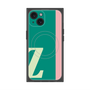 プレミアムスクエアケース with MagSafe［ オリジナル - initial color line - Z green ］