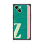 プレミアムスクエアケース with MagSafe［ オリジナル - initial color line - Z green ］