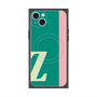 プレミアムスクエアケース with MagSafe［ オリジナル - initial color line - Z green ］