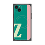 プレミアムスクエアケース with MagSafe［ オリジナル - initial color line - Z green ］