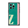 プレミアムスクエアケース with MagSafe［ オリジナル - initial color line - Z green ］