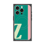 プレミアムスクエアケース with MagSafe［ オリジナル - initial color line - Z green ］