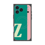プレミアムスクエアケース with MagSafe［ オリジナル - initial color line - Z green ］