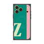 プレミアムスクエアケース with MagSafe［ オリジナル - initial color line - Z green ］