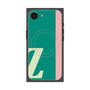 プレミアムスクエアケース with MagSafe［ オリジナル - initial color line - Z green ］