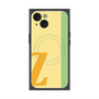 プレミアムスクエアケース with MagSafe［ オリジナル - initial color line - Z yellow ］