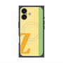 プレミアムスクエアケース with MagSafe［ オリジナル - initial color line - Z yellow ］