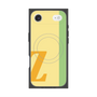 プレミアムスクエアケース with MagSafe［ オリジナル - initial color line - Z yellow ］