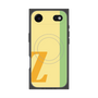 プレミアムスクエアケース with MagSafe［ オリジナル - initial color line - Z yellow ］