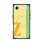 プレミアムスクエアケース with MagSafe［ オリジナル - initial color line - Z yellow ］