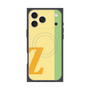 プレミアムスクエアケース with MagSafe［ オリジナル - initial color line - Z yellow ］