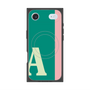 プレミアムスクエアケース with MagSafe［ オリジナル - initial color line - A green ］