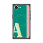 プレミアムスクエアケース with MagSafe［ オリジナル - initial color line - A green ］