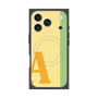 プレミアムスクエアケース with MagSafe［ オリジナル - initial color line - A yellow ］