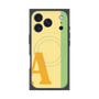 プレミアムスクエアケース with MagSafe［ オリジナル - initial color line - A yellow ］