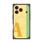 プレミアムスクエアケース with MagSafe［ オリジナル - initial color line - A yellow ］