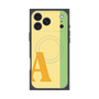 プレミアムスクエアケース with MagSafe［ オリジナル - initial color line - A yellow ］