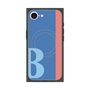 プレミアムスクエアケース with MagSafe［ オリジナル - initial color line - B blue ］