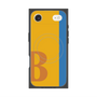 プレミアムスクエアケース with MagSafe［ オリジナル - initial color line - B orange ］