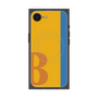 プレミアムスクエアケース with MagSafe［ オリジナル - initial color line - B orange ］