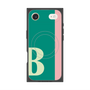 プレミアムスクエアケース with MagSafe［ オリジナル - initial color line - B green ］