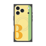 プレミアムスクエアケース with MagSafe［ オリジナル - initial color line - B yellow ］