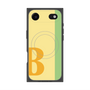 プレミアムスクエアケース with MagSafe［ オリジナル - initial color line - B yellow ］
