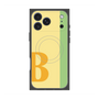 プレミアムスクエアケース with MagSafe［ オリジナル - initial color line - B yellow ］