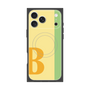 プレミアムスクエアケース with MagSafe［ オリジナル - initial color line - B yellow ］