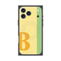 プレミアムスクエアケース with MagSafe［ オリジナル - initial color line - B yellow ］