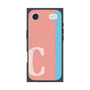 プレミアムスクエアケース with MagSafe［ オリジナル - initial color line - C pink ］