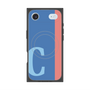 プレミアムスクエアケース with MagSafe［ オリジナル - initial color line - C blue ］