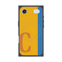 プレミアムスクエアケース with MagSafe［ オリジナル - initial color line - C orange ］
