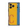 プレミアムスクエアケース with MagSafe［ オリジナル - initial color line - C orange ］