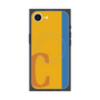 プレミアムスクエアケース with MagSafe［ オリジナル - initial color line - C orange ］