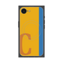 プレミアムスクエアケース with MagSafe［ オリジナル - initial color line - C orange ］