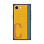 プレミアムスクエアケース with MagSafe［ オリジナル - initial color line - C orange ］