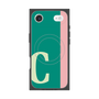 プレミアムスクエアケース with MagSafe［ オリジナル - initial color line - C green ］