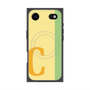 プレミアムスクエアケース with MagSafe［ オリジナル - initial color line - C yellow ］