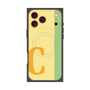 プレミアムスクエアケース with MagSafe［ オリジナル - initial color line - C yellow ］