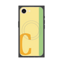 プレミアムスクエアケース with MagSafe［ オリジナル - initial color line - C yellow ］