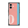 プレミアムスクエアケース with MagSafe［ オリジナル - initial color line - D pink ］